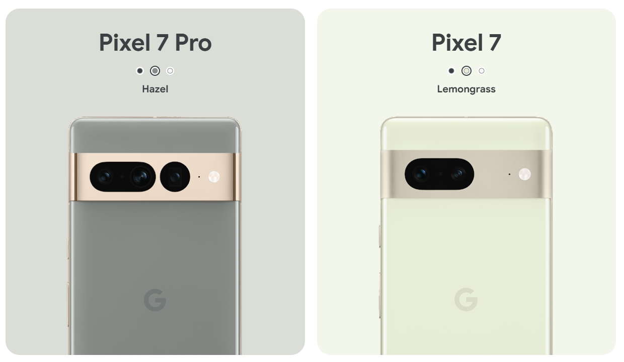 Màu sắc đặc biệt của Google Pixel 7 và Pixel 7 Pro