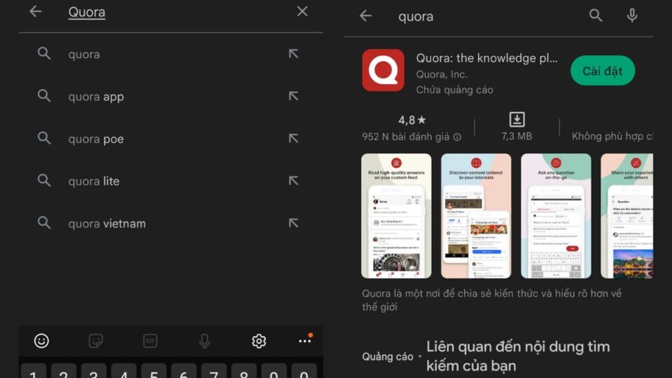 Cách tải Quora trên Android