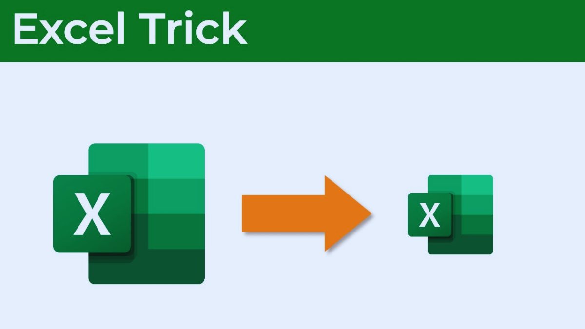 Cách giảm dung lượng file Excel