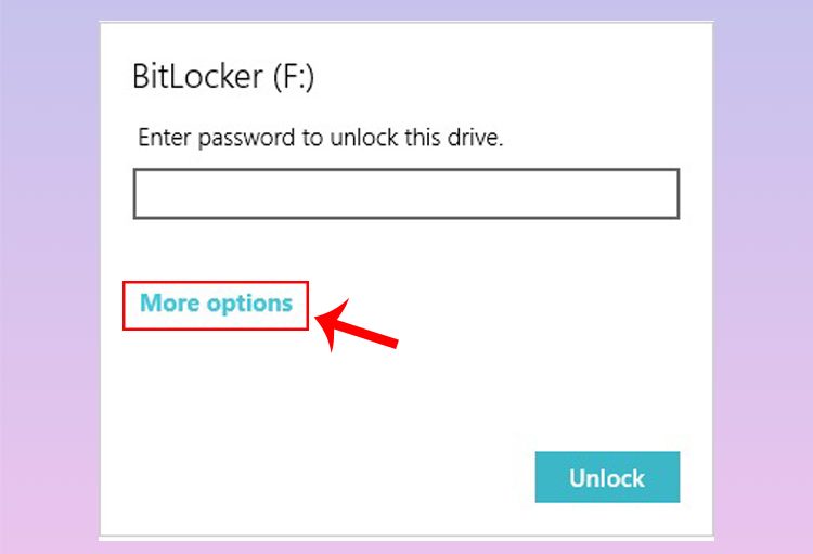 Nếu quên mật khẩu, bạn quay lại bước 2 và nhập mã như trên để nhập mã khôi phục