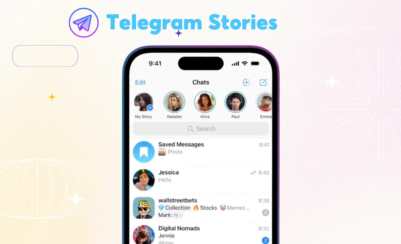Sử dụng Telegram Stories trên Iphone