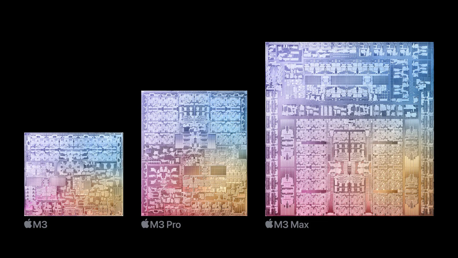 Các dòng chip Apple M3